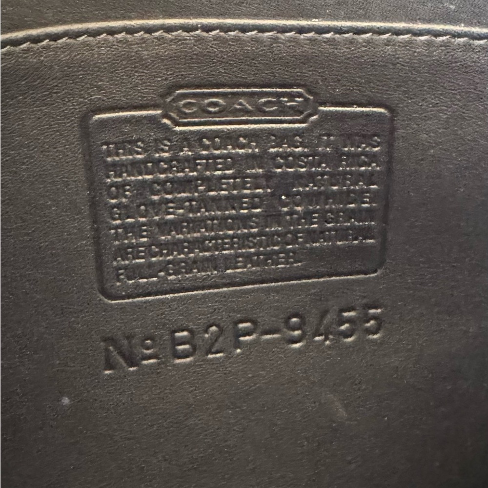 Vintage Coach Crossbody in Navy - Picture 6 of 6